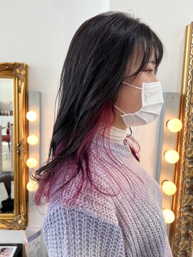 コワファースト させぼ五番街店(COIFF1RST) ピンク★インナー