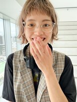 ディッセンバー 渋谷(December)&nbsp;ボブ/ハイトーン/ミルクティーベージュ/渋谷/ブリーチ/学割