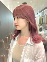 ロンドシエル 横浜(Lond ciel)&nbsp;ミディアムレイヤーカット/レイヤー/顔周り/韓国/髪質改善/横浜