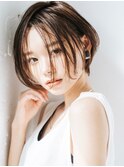 ミニウルフレイヤーカット顔周りカット前髪カット韓国ボブ/千葉