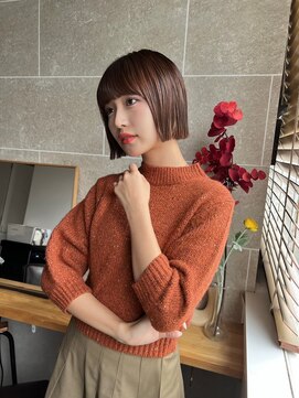 サンド 鹿児島中央(sand) 黒髪/グレーベージュ/レイヤーロング/前髪パーマ[鹿児島中央駅]