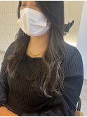 骨格診断/春カーキベージュ/インナーカラー/ニュアンスstyle