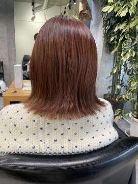 シェル 吉祥寺(shell) グレージュカラー/ボブウルフ/黒髪/ココアベージュ