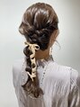 ヘアラウンジカロ(hair lounge Caro)&nbsp;ヘアセットも得意です！前髪&後れ毛作りにもこだわってます♪