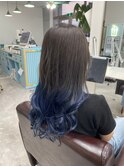 大人可愛いディープブルー