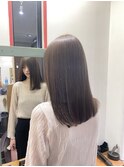 地毛風ストレート＿大人女子＿艶サラストレート＿ロングボブ