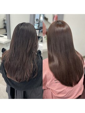 ガルボヘアー 桟橋店(garbo hair) オイルカラーつや髪高知美容院アッシュブラウン