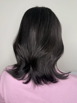 エニー 栄(Any) ミディアム×ラベンダーブラック