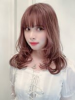 アルバム 新宿(ALBUM SHINJUKU) ミディアム顔周りレイヤー韓国ヘア_39727