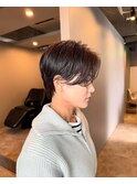 前回のパーマを活かしたショートパーマ