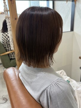 ニコ 四街道(nico) 切りっぱなしボブ/明るめブラウン/四街道【瀬戸山舞】