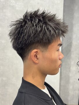 アビー(ABEY) スパイキーショート/テーパーフェード