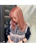 韓国へア/レイヤー/顔周り/ボブ/透明感カラー