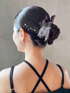 アルバム 銀座(ALBUM GINZA) おくれ毛ロング韓国ヘア顔周りレイヤー_ba565032