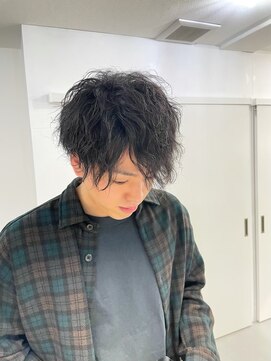 メンズサロン キング 高槻店(Men’s salon K!ng) 波巻きツイストスパイラルパーマ/フェザーパーマ/眉毛/メンズ