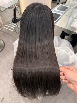 ロンド ブランシュ 錦糸町北口(Lond blanche) オリーブグレー/ボブ/顔周り/小顔/レイヤー/髪質改善/縮毛矯正