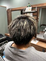 スタンドバーバー 柏(STAND BARBER) MEN’S HAIR/サーフカール/刈り上げセンターパート/柏
