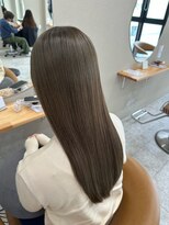 シカ 神戸三宮元町店(Cica) ブリーチなしダブルカラー ベージュ ヘーゼルベージュ 三ノ宮