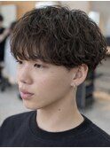 シャドウパーマ/刈り上げマッシュ/ラウンドマッシュ/千葉駅/関