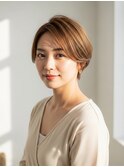 大人ショート[ショート/ボブ/白髪染め/白髪ぼかし/川越]