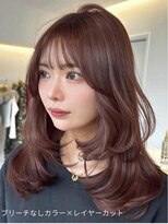 ラヴィ(Lavie)&nbsp;ハイライトカラーミルクティーベージュケアブリーチダブルカラー