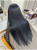 ロング×ブルーブラック
