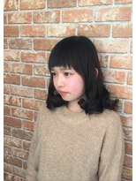 ヘアーファクト ニコ(hair fact nico)&nbsp;ラフカール☆オン眉ロング