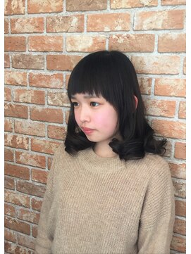 ヘアーファクト ニコ(hair fact nico) ラフカール☆オン眉ロング