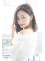 サロンドミルク 原宿(salon de MiLK)&nbsp;【salon de MiLK 原宿】耳かけボブ×クリーミーアッシュ