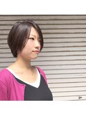 前下がりショートボブ！