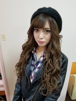 美容室イーナ(e na)&nbsp;ダークな秋色♪華やかエクステ