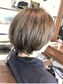 ハイライト×ショートボブで夏ヘアー【印西】