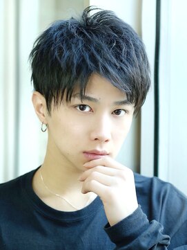 リップス 池袋(LIPPS) アップバングソフトツーブロックワイルドアップバング若アップ