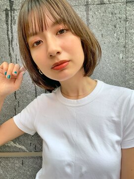 シー バイ ロンド 新宿(Sea by Lond) ローライトベージュ小顔シースルースリークボブ