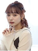 ミディアム☆ハーフアップ×ヘアアレンジ