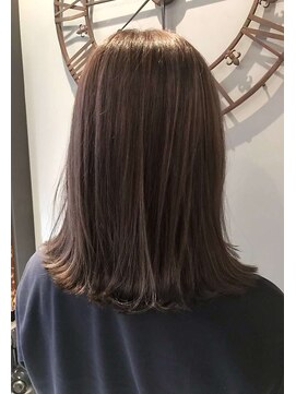 ナンバー エミライ 溝の口(N° emirai) シースルー ラベンダー 透け感 暖色系カラー 艶カラー