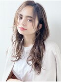 大人カールロング/酸性矯正/縮毛矯正/30代/40代/グレイヘア