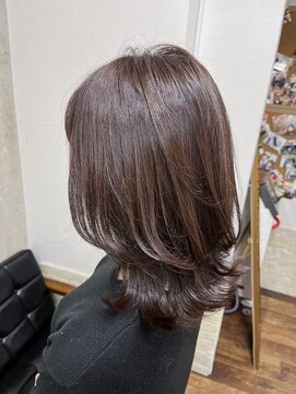 メルシー トータル ブランディング サロン(merci TOTAL BRANDING SALON) 大人くびれセミディ/ココアバイオレット