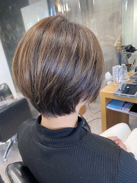 シェル 吉祥寺(shell) ひし形ショート_チョコレートブラウン