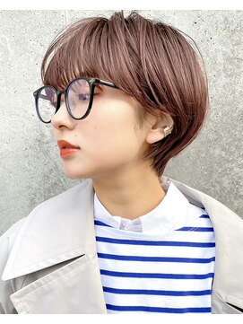 ガーデン オオタカノモリ(garden otakanomori) ニュアンスショコラベージュベビーバングコンパクトショート