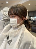#顔まわり#おくれげ#前髪カット#前髪あり#顔まわりレイヤー#望月
