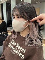 ロンド 表参道店(Lond)&nbsp;【Lond表参道倉崎涼】インナーカラーピンクが可愛い！フェミニン