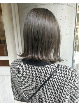 フレア 心 武庫之荘(flare) 切りっぱなし＊グレージュカラー