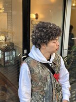 イナセパーラー(INASE PARLOR)&nbsp;アフロヘア×ハイライト