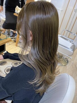 ネオリーブ チロル 横浜西口店(Neolive CiroL.) オリーブベージュ×ミルクベージュ インナーカラー