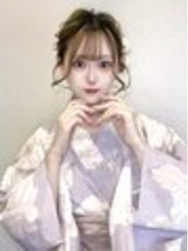 ディア(.eer) 浴衣アレンジ☆ // ふわふわサイドお団子