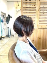 ボタニカル(BOTANICAL)&nbsp;すっきりショート ツヤ髪ハイライト暗髪ブラウン立体感