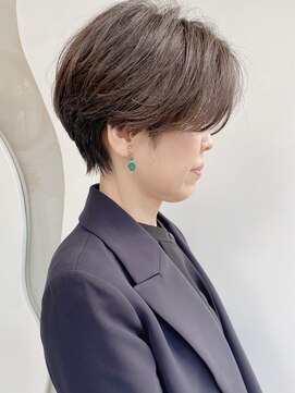 モリオ フロム ロンドン 大宮2号店(morio from London) 【なかじま ひびき】40代大人女性ハンサムショート