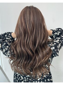 イース バイ アンブルリュクス 北千住(Ease by amble luxe) フレンチガーリー エギョモリ くすみブルー グレーベー