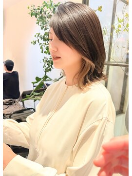 モードクラウド(MODE CLOUD hair design) ゆるやかミディアムボブ